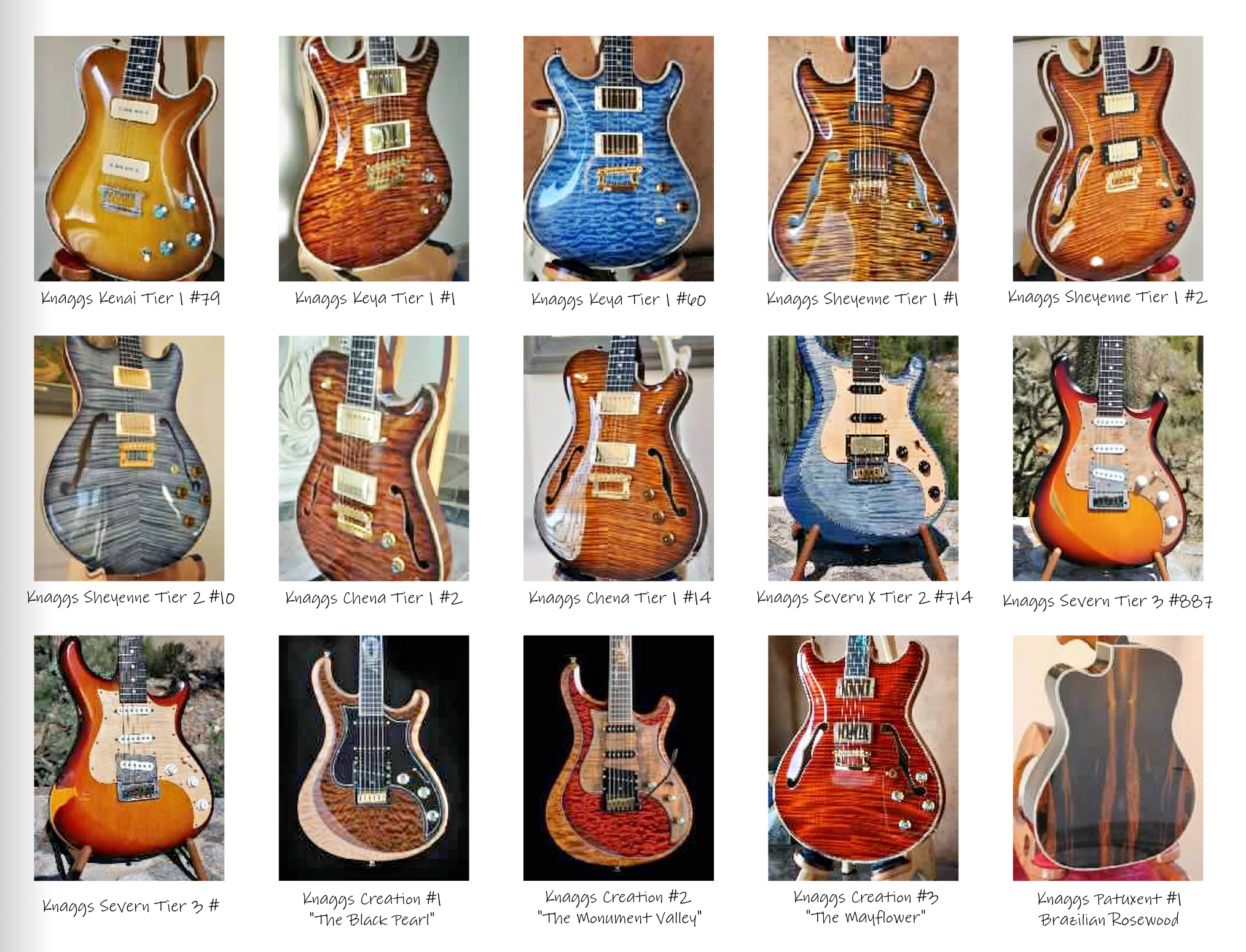 Original Gallery of Sold Guitars page 2 from A Guitar Story